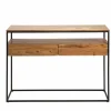 Console en bois d'acacia et métal Etienne