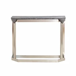 Console en métal et marbre Noé