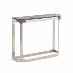 Console en métal et marbre Noé