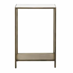 Console en métal et marbre Pomme