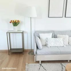 Console en métal et marbre Pomme