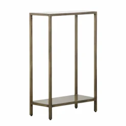 Console en métal et marbre Pomme