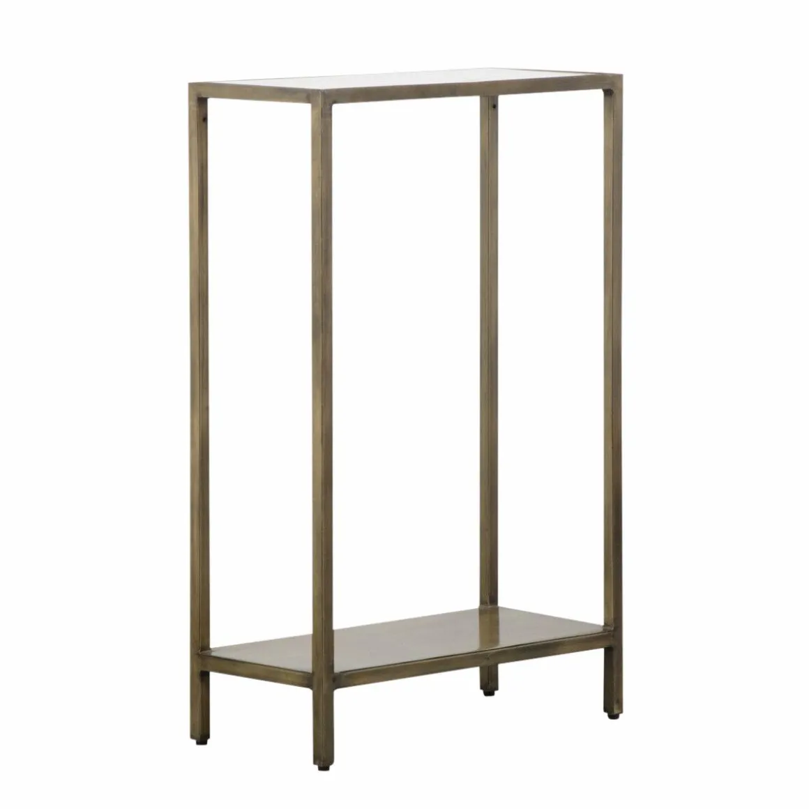 Console en métal et marbre Pomme