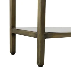 Console en métal et marbre Pomme