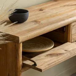 Console en pin recyclé Blaise