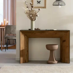 Console en pin recyclé Constance