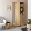 Dressing avec miroir en bois de manguier Juliet