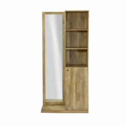 Dressing avec miroir en bois de manguier Juliet