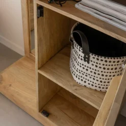 Dressing avec miroir en bois de manguier Juliet