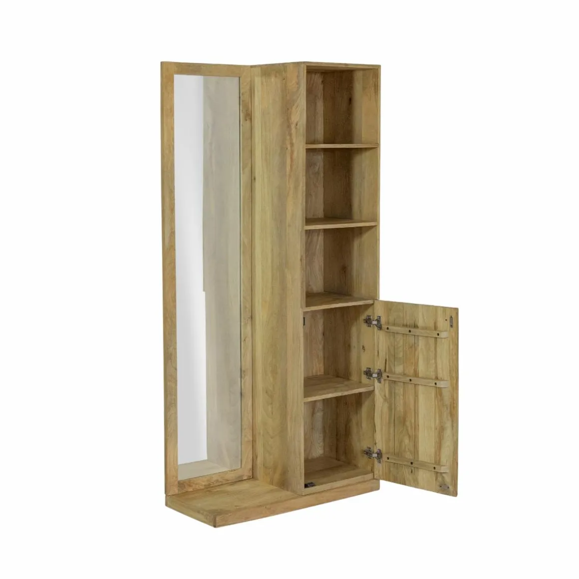 Dressing avec miroir en bois de manguier Juliet