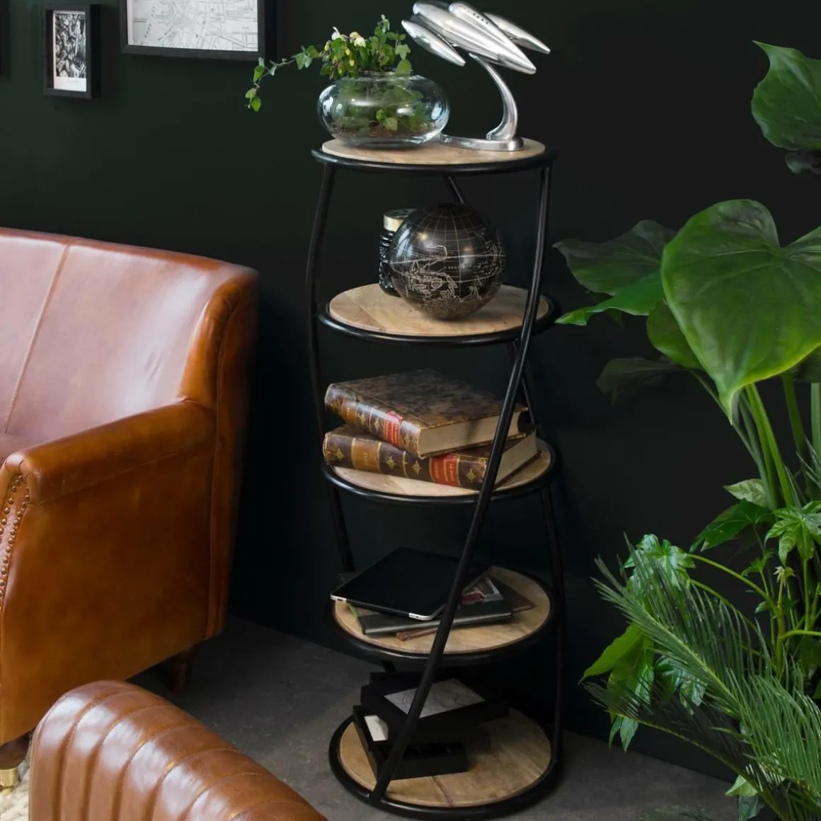 Etagère en bois de manguier Mykonos