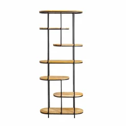 Etagère en bois de manguier et métal Owen