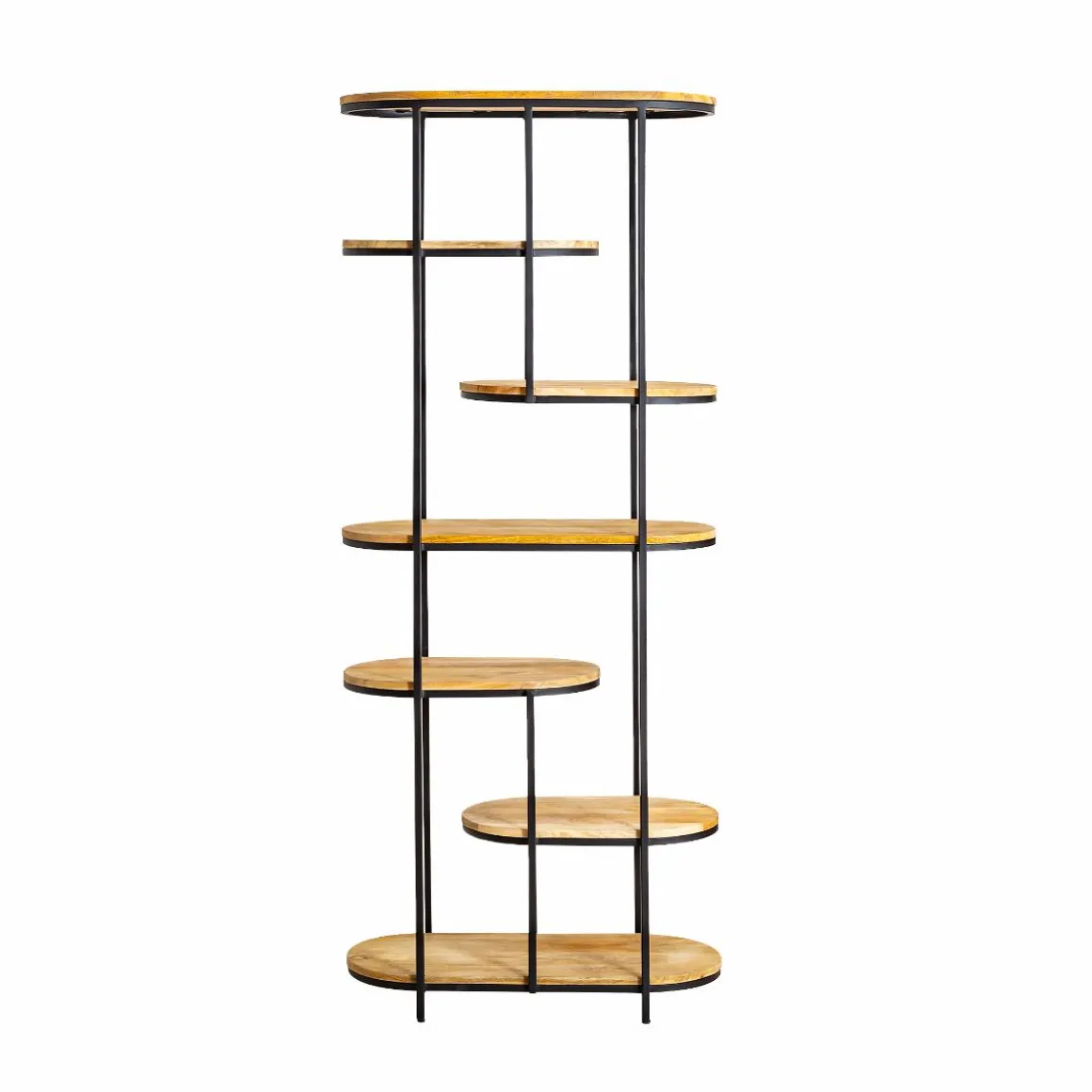 Etagère en bois de manguier et métal Owen