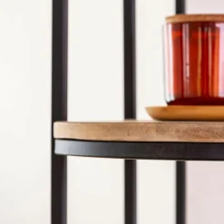 Etagère en bois de manguier et métal Owen