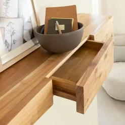 Etagère murale asymétrique en bois d'acacia Orane