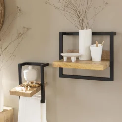 Etagère murale en bois de manguier petit modèle Joie