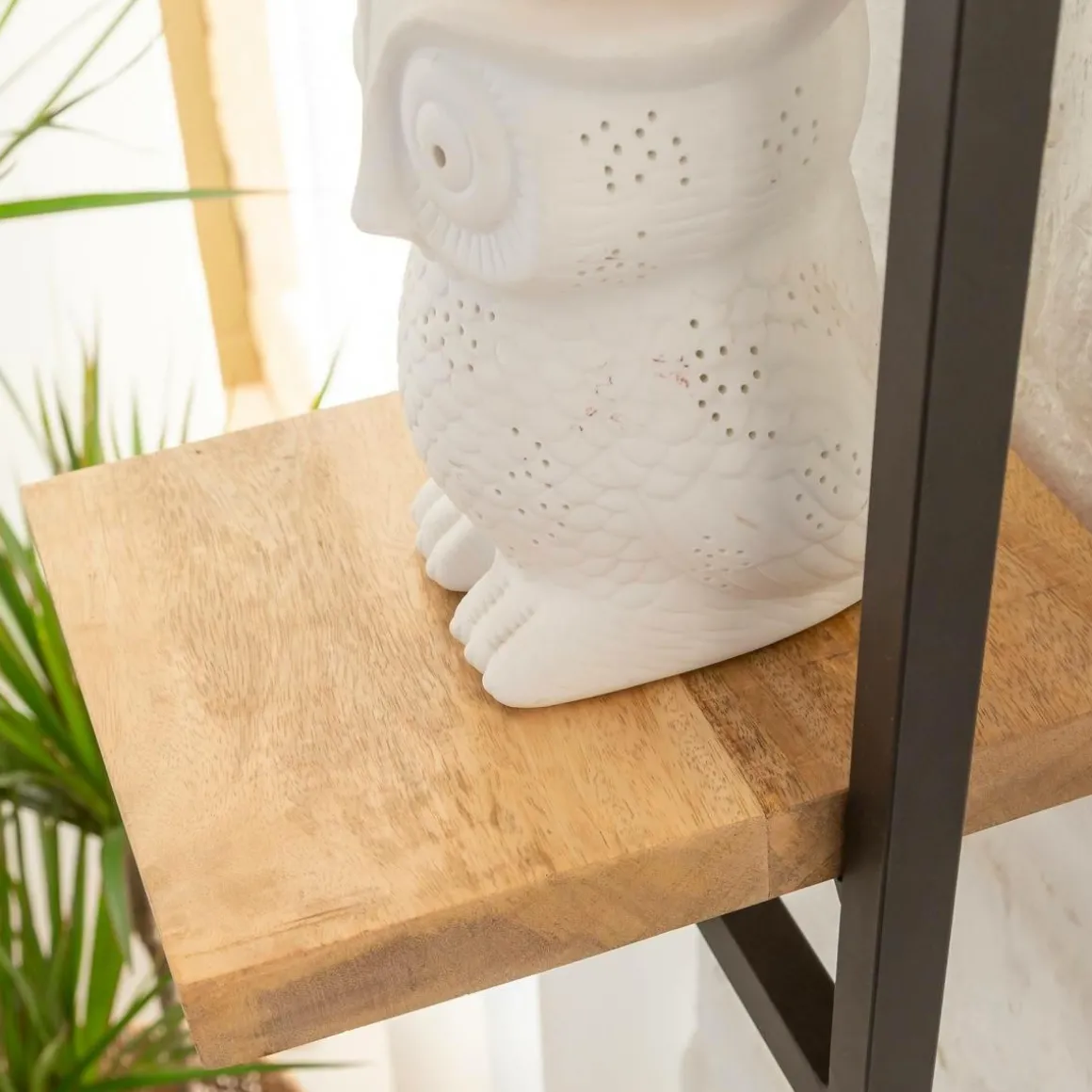 Etagère murale haute en bois de manguier Joie