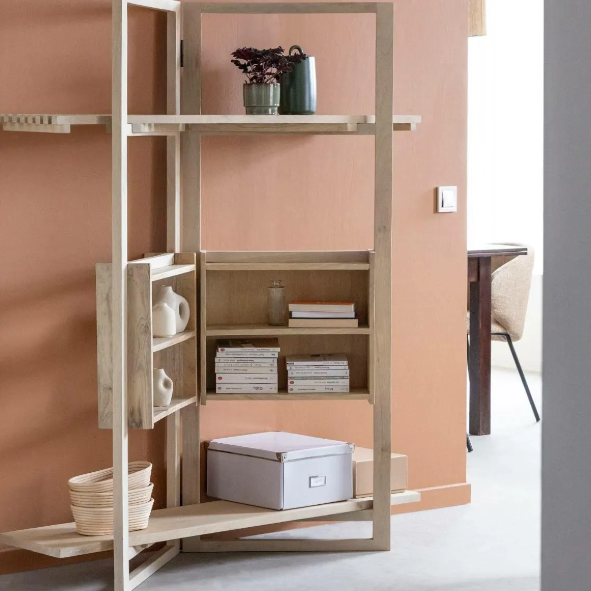 Etagère sur pieds en bois de manguier Tara