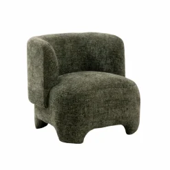 Fauteuil arrondi en tissu Norton
