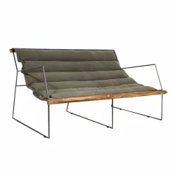 Fauteuil assise suspendue kaki 2 places Rosalie