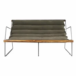 Fauteuil assise suspendue kaki 2 places Rosalie