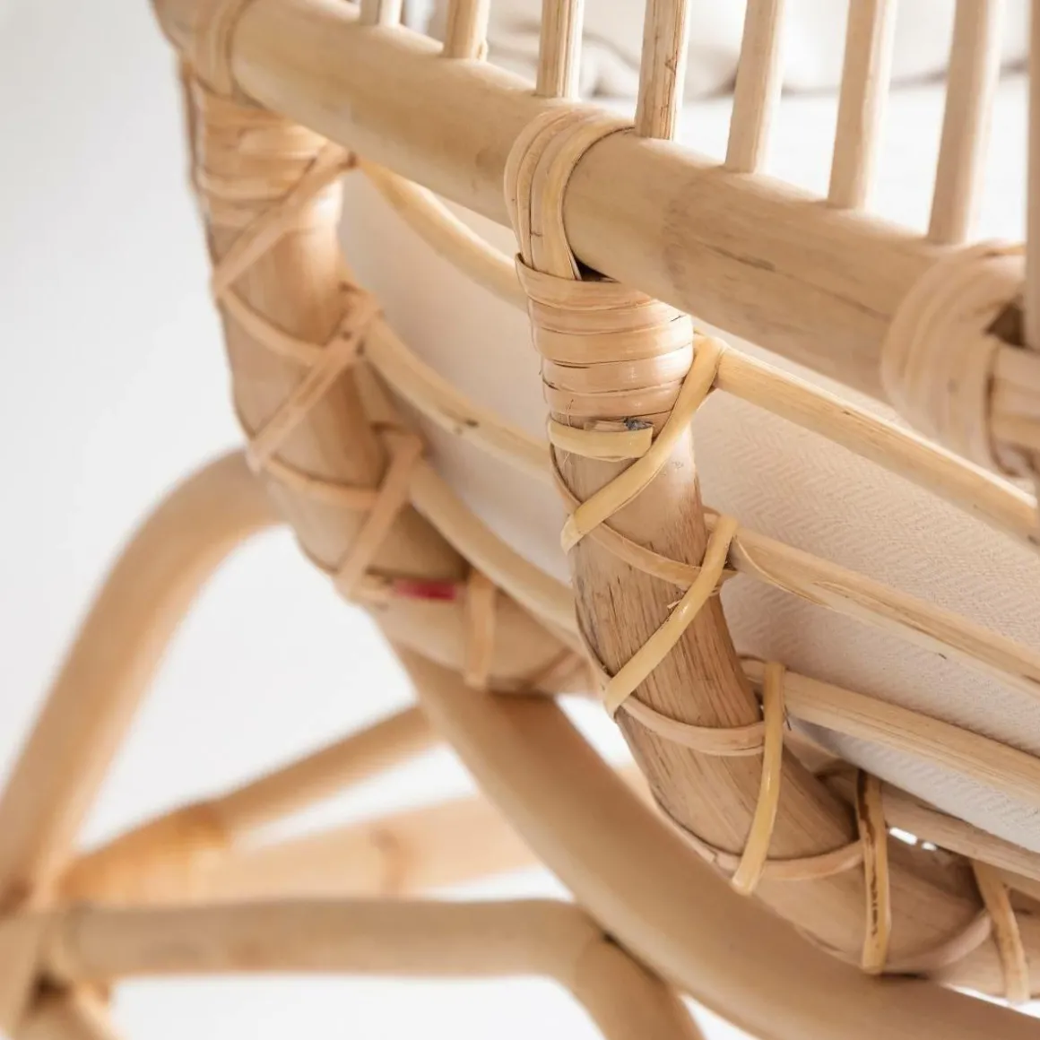 Fauteuil confort haut en rotin Rattan