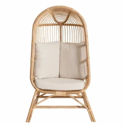 Fauteuil confort haut en rotin Rattan