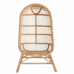 Fauteuil confort haut en rotin Rattan