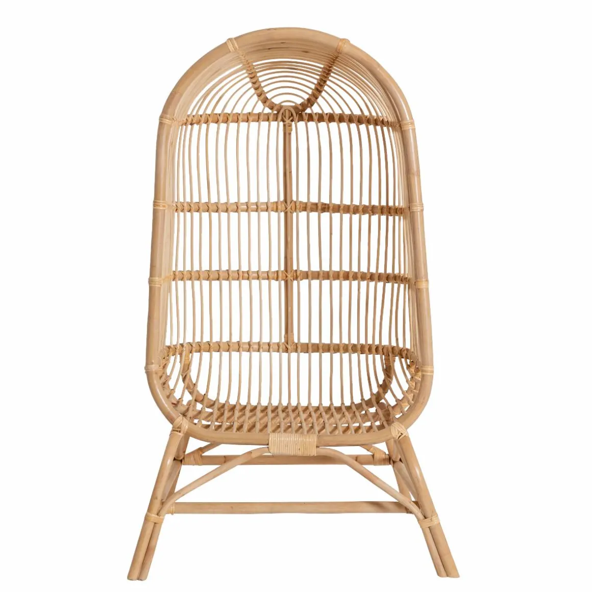 Fauteuil confort haut en rotin Rattan