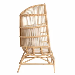 Fauteuil confort haut en rotin Rattan