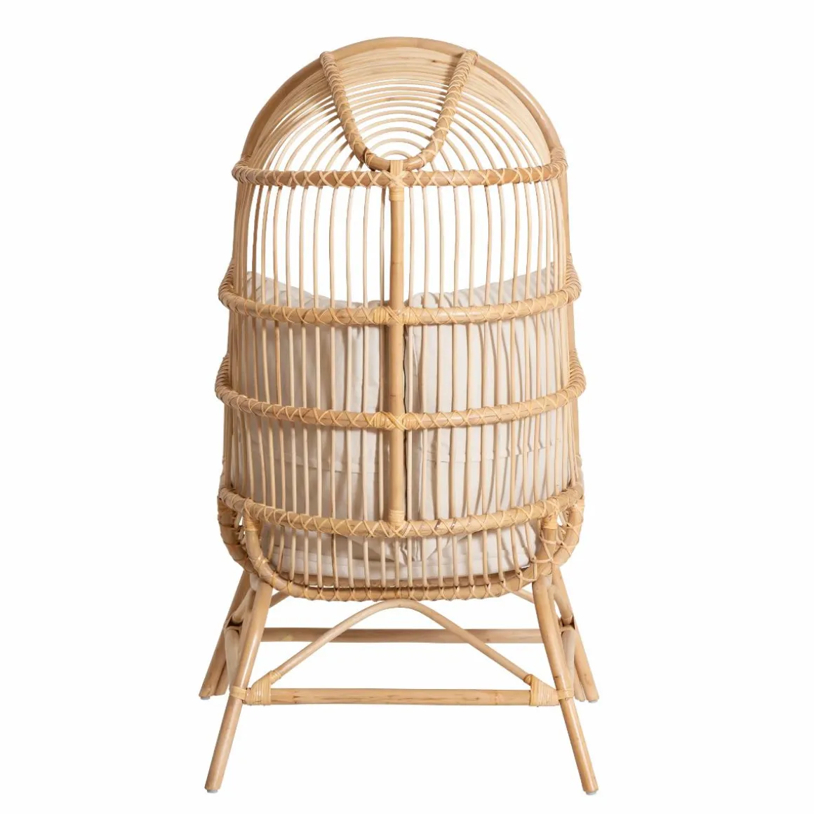Fauteuil confort haut en rotin Rattan