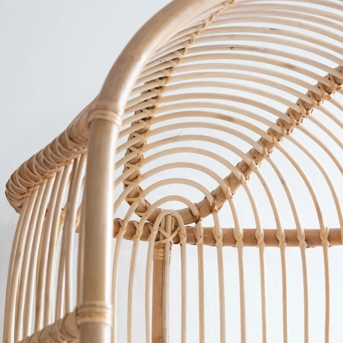 Fauteuil confort haut en rotin Rattan