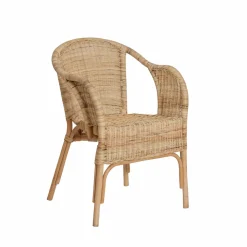 Fauteuil de jardin en rotin Nohan