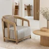 Fauteuil en bois de manguier Térence