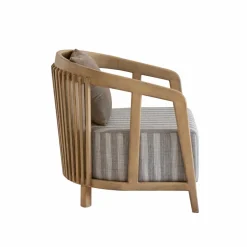 Fauteuil en bois de manguier Térence