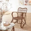 Fauteuil en rotin arrondi Rattan
