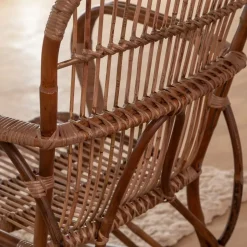 Fauteuil en rotin arrondi Rattan