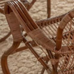 Fauteuil en rotin arrondi Rattan