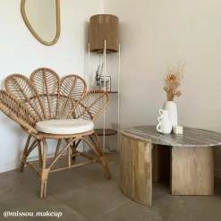 Fauteuil en rotin fleur Rattan