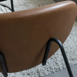 Fauteuil en simili-cuir Dorian