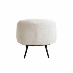 Fauteuil en tissu bouclette confort Orenzo