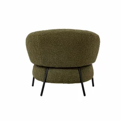 Fauteuil en tissu bouclette Aaron