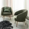 Fauteuil en tissu confort Orenzo
