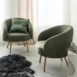 Fauteuil en tissu confort Orenzo