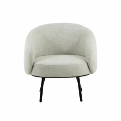 Fauteuil en tissu écru confort Orenzo