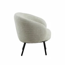 Fauteuil en tissu écru confort Orenzo