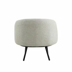 Fauteuil en tissu écru confort Orenzo