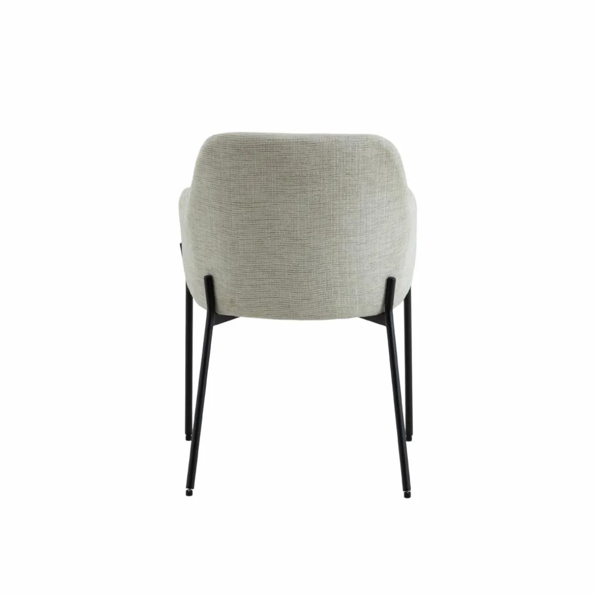 Fauteuil en tissu sable Aëlys (lot de 2)