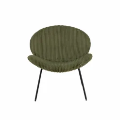 Fauteuil en velours vert Dorian