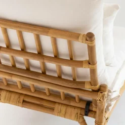 Fauteuil futon en rotin 1 place Elisa